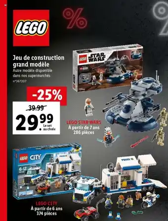 Lidl Jeu de construction grand modèle offre