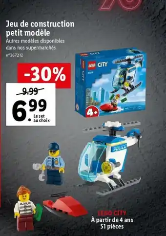 Lidl Jeu de construction petit modèle offre