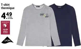 Lidl T-shirt thermique offre