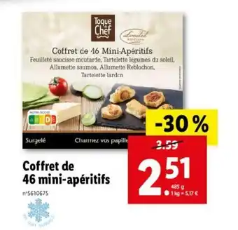 Lidl Coffret de 46 mini-apétitifs offre