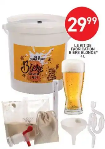 Le kit de fabrication bière blonde
