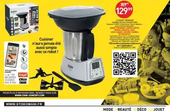 Stokomani Le robot ménager connecte multifonctions offre