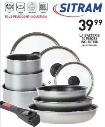 Stokomani La batterie 10 pièces induction offre