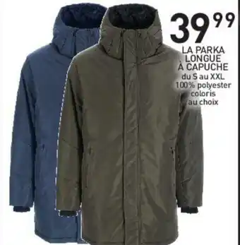 Stokomani La parka longue à capuche offre
