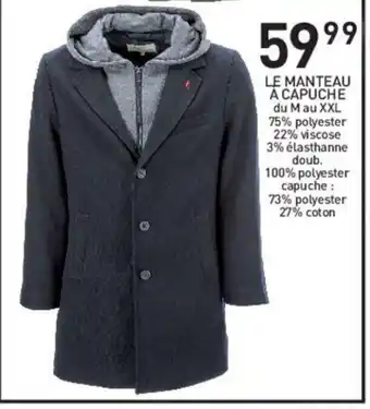 Stokomani Le manteau à capuche offre