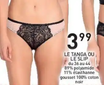 Stokomani Le tanga ou le slip offre