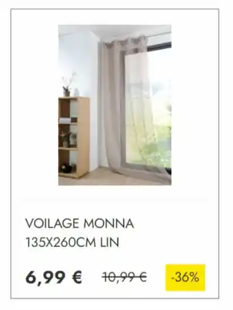 Maxi Bazar Voilage monna offre
