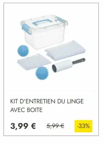 Maxi Bazar Kit d'entretien du linge avec boite offre