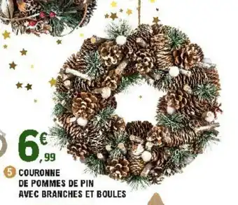 E.Leclerc Couronne de pommes de pin offre