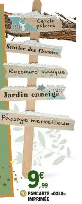 E.Leclerc Pancarte imprimée offre