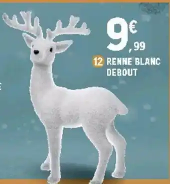 E.Leclerc Renne blanc debout offre