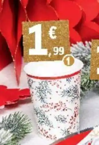 10 Gobelets décorés