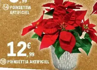 E.Leclerc Poinsettia artificiel offre