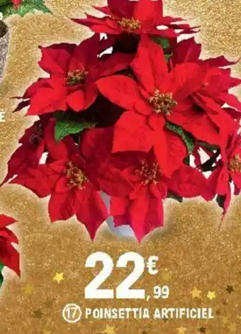 E.Leclerc Poinsettia artificiel offre