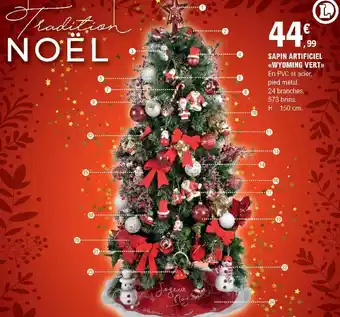 E.Leclerc Sapin artificiel offre