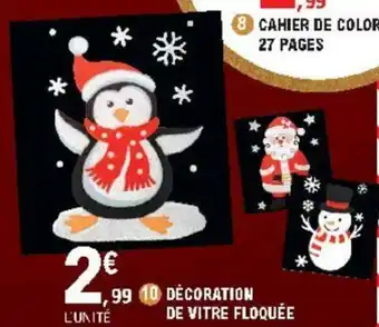 E.Leclerc Décoration de vitre floquée offre