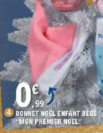 E.Leclerc Bonnet noël enfant bébé offre