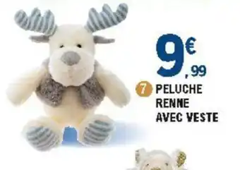 E.Leclerc Peluche renne avec veste offre