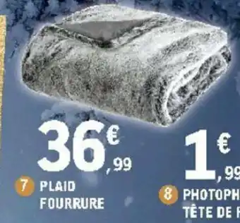 E.Leclerc Plaid fourrure offre