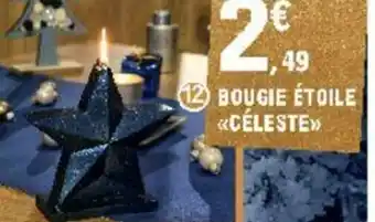E.Leclerc Bougie étoile céleste offre