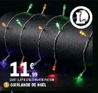 E.Leclerc Guirlande de Noël offre