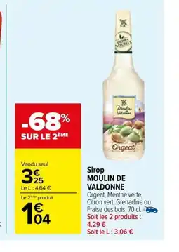 MOULIN DE VALDONNE Sirop