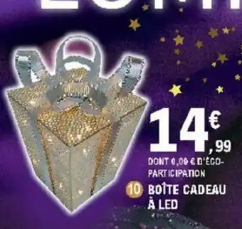 E.Leclerc Boîtes Cadeau à Led offre