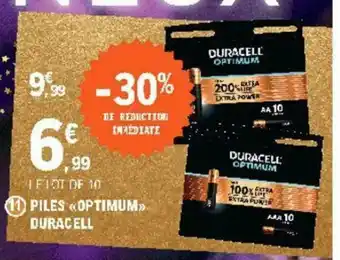 Piles Optimum Duracell