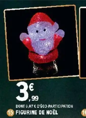 E.Leclerc Figurine de Noël offre