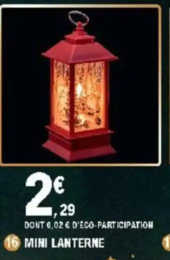 E.Leclerc Mini Lanterne offre