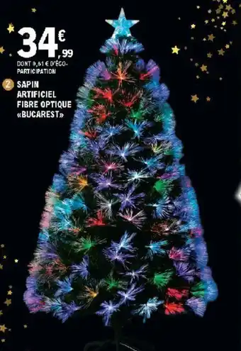 E.Leclerc Sapin Artificiel Fibra Optique Bucarest offre
