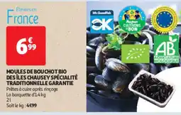 Auchan Moules de bouchot bio offre