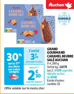 Auchan AUCHAN Grand gourmand caramel beurre salé offre