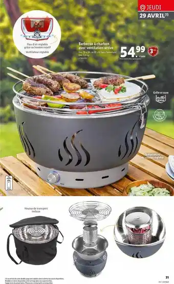 Barbecue Ă Charbon Avec Ventilation Active