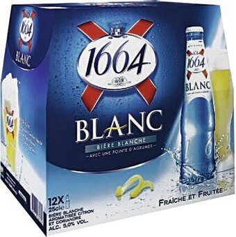 Casino Supermarchés Bière Blanche avec une pointe d’agrumes Blanc 5% vol. offre
