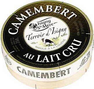 Casino Supermarchés Camembert au Lait Cru Terroir d’Isigny 22% M.G. offre