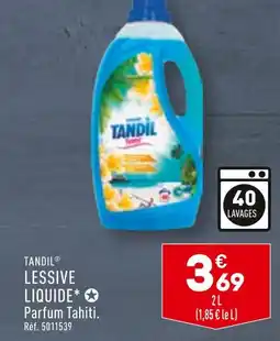 ALDI TANDIL LESSIVE LIQUIDE offre