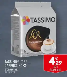 ALDI TASSIMO L'OR CAPPUCCINO offre