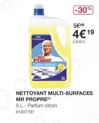 Costco Nettoyant Multi-surfaces Mr Propre offre