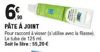 E.Leclerc Brico Pâte à Joint offre