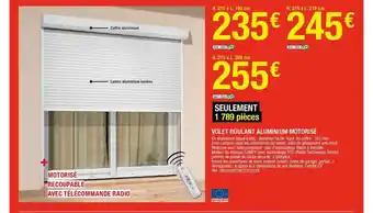 Brico Dépôt Volet Roulant Aluminium Motorisé offre