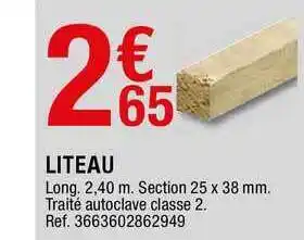 Brico Dépôt Liteau offre