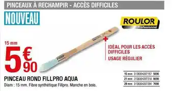 Pinceau Rond Fillpro Aqua
