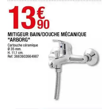 Mitigeur Bain-douche Mécanique