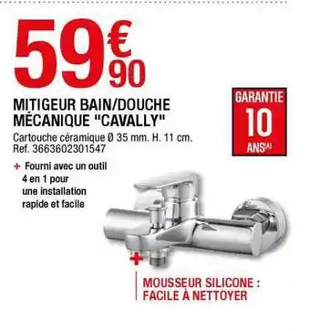 Brico Dépôt Mitigeur Bain-douche Mécanique offre