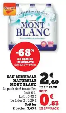 Intermarché Hyper Charcuterie du blavet - saucisse fumée au bois de hêtre x 6 offre