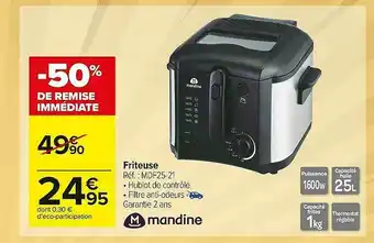Carrefour Market Friteuse Mandine offre