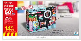Carrefour Studio Creator Deluxe offre