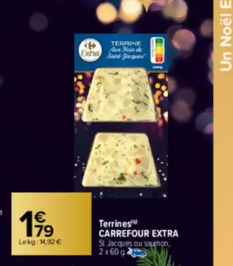 Carrefour Terrines Carrefour Extra offre