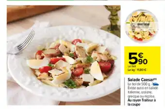 Carrefour Salade Caesar offre
